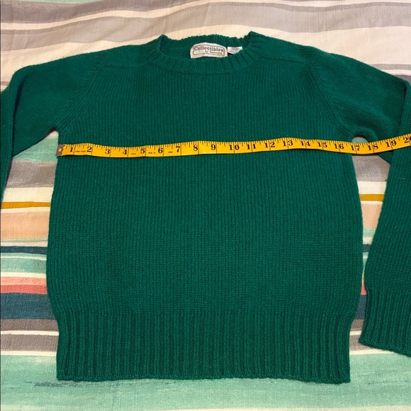 Vintage Green Wool Sweater - Picture 5 of 7